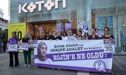 Mersin’de kadınlar, Rojin Kabaiş için "Adalet" çağrısında bulundu