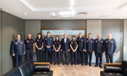 Mersin itfaiye personeli, İtfaiye Haftasında Başkan Seçer'le buluştu
