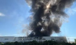 Mersin'de fabrika yangını