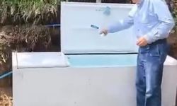 Atıl buzdolabını hayrat çeşmesine dönüştürdüler