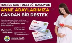 Erdemli'de anne adaylarına 'Hamile Destek Kartı'