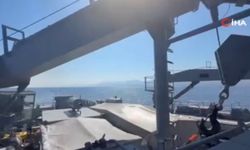 TCG Işın gemisi, Girne açıklarında arama kurtarma çalışmalarına katılıyor