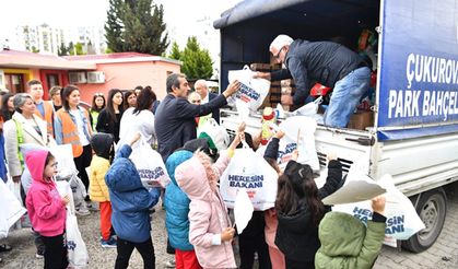 Çukurovalı çocuklar, Hatay’daki depremzede arkadaşlarına oyuncak gönderdi