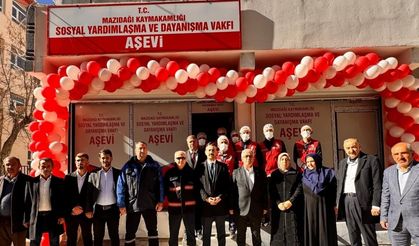 Mardin’de günlük 300 kişiye yemek yardımı yapan aş evinin açılışı gerçekleştirildi