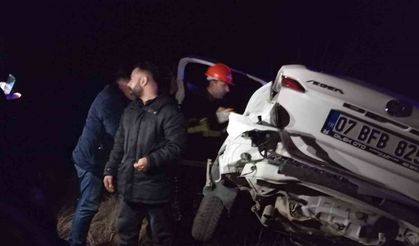 Mardin’de tarlaya devrilen otomobildeki 5 kişi yaralandı