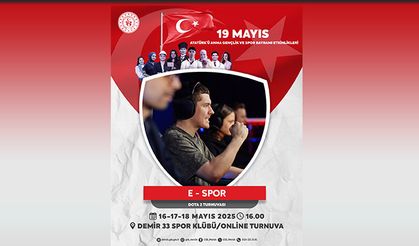 Mersin’de E-Spor turnuvası düzenlenecek