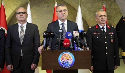 Mersin'de suç oranlarında düşüş: Yüzde 16 gerileme sağlandı