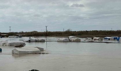 Tarsus'ta 8 bin dönüm tarım arazisi sular altında kaldı