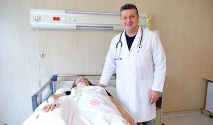 Ukraynalı hasta şifayı Mersin Şehir Hastanesinde buldu