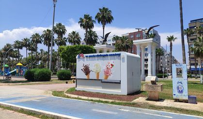 Mersin’de sıcak havalar, sahildeki seyyar esnafa kepenk kapattırıyor