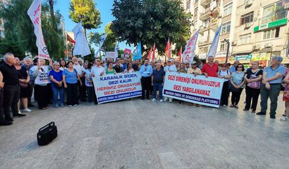 Gezi'de hayatını kaybedenler Mersin'de anıldı