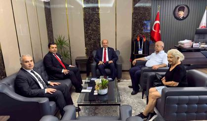 KKTC 5. Cumhurbaşkanı Tatar, Anamur Adalet Sarayını ziyaret etti