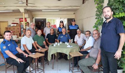 Mersin Emniyet Müdürü Aktaş, vatandaşlarla bir araya geldi