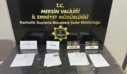 Mersin'de uyuşturucu operasyonu: 3 tutuklama