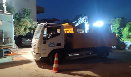 MESKİ, sorunlu boru hatlarında gece mesaisi yaptı