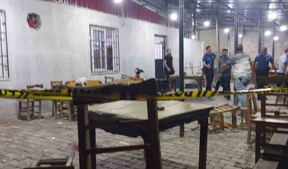 Mersin'de kahvehaneye silahlı saldırı: 1 ölü, 4 yaralı