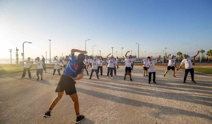 Mersinli muhtarlar sabah sporunda buluştu