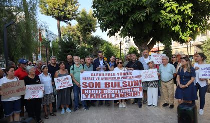 Mersin'de Arap Aleviler, nefret söylemlerine tepki gösterdi