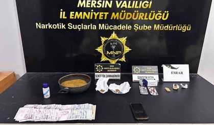 Mersin'de uyuşturucu operasyonunda 1 şüpheli tutuklandı