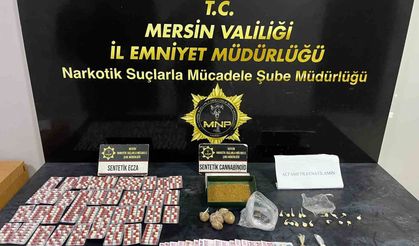 Mersin'de uyuşturucu operasyonunda 2 şüpheli tutuklandı