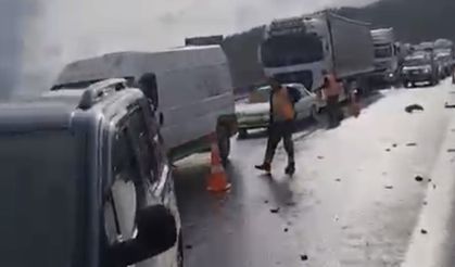 Tarsus-Adana-Gaziantep Otoyolu'nda zincirleme kaza: 8 yaralı