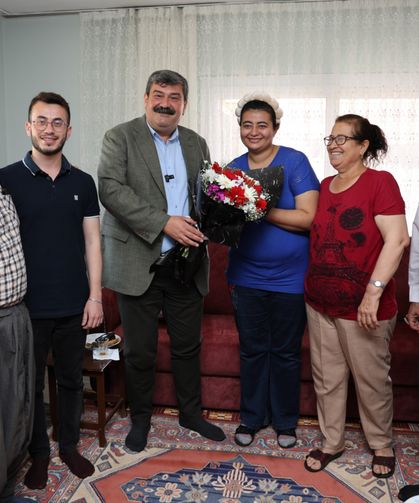 Başkan Yıldız’dan özel birey Kübra’ya anlamlı ziyaret