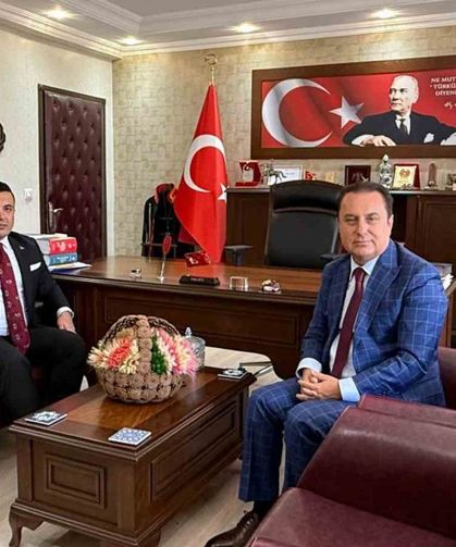 Anamur Kaymakamı Bozdemir, Başsavcı Çatlı’yla vedalaştı
