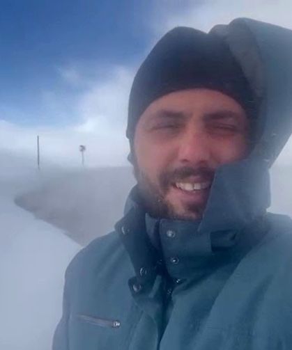 Kar ve tipi Palandöken geçidinde ulaşım aksatıyor