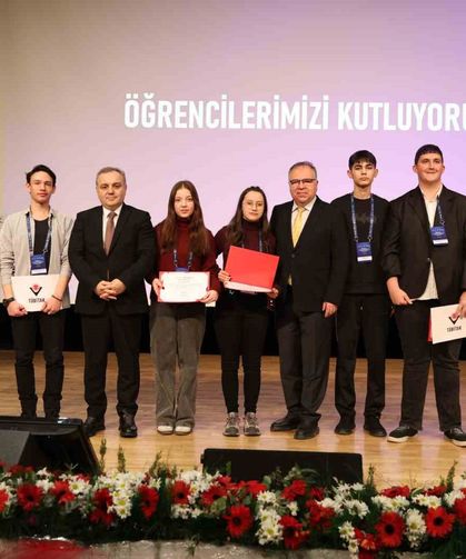 57. TÜBİTAK Lise Öğrencileri Araştırma Projeleri Yarışması'nda ödüller sahiplerini buldu