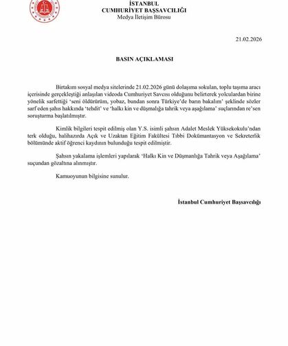 Bakan Gürlek: 'Hukukun üstünlüğü ilkesinden taviz vermeyeceğimizi bir kez daha vurguluyorum'