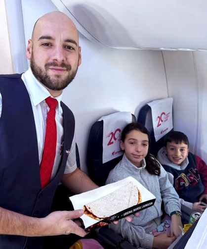 Corendon Airlines uçuşlarında Mangal Lahmacun'a yoğun ilgi