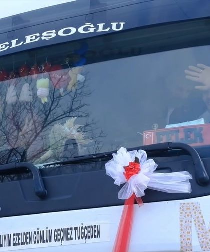 Gelini evinden tırı ile aldı