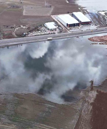 Göller kurumuştu, şimdi ise tarım arazileri göle döndü