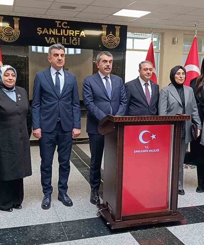Milli Eğitim Bakanı Yusuf Tekin Şanlıurfa'da