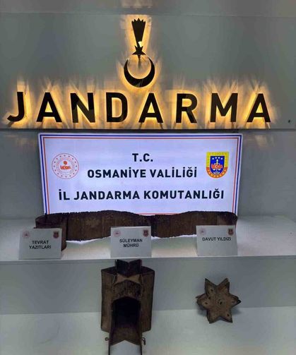 Osmaniye'de Süleyman mührü ve Tevrat içeren tarihi yazıt bulundu