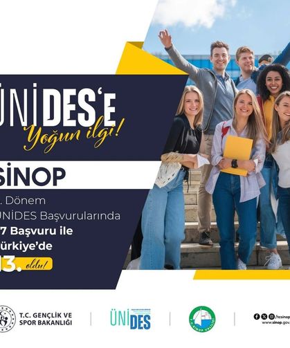 Sinop, ÜNİDES'te Türkiye 13.'sü