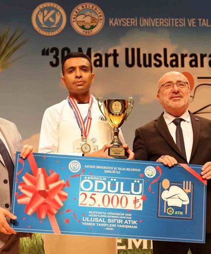 Genç şef adayları ödüllerini aldı