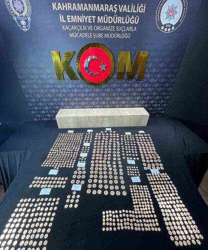 Kahramanmaraş'ta sahte altın operasyonu: 977 parça sahte altın ele geçirildi