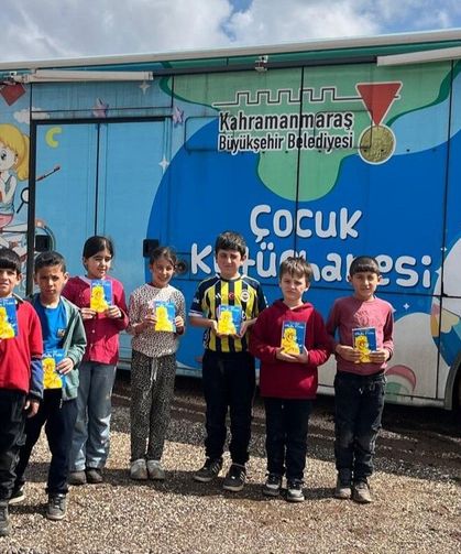 Kahramanmaraş'ta mobil kütüphane