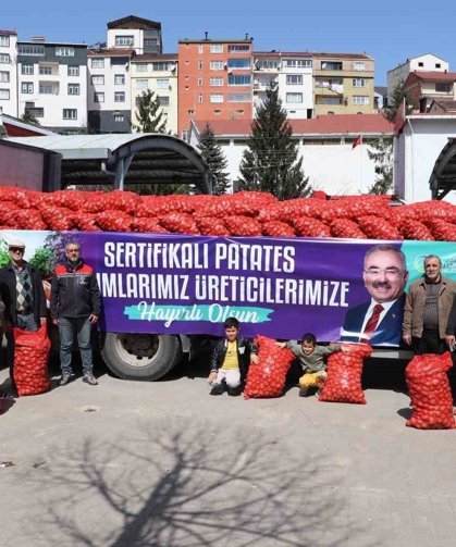 Ordu'da üreticilere 45 ton tohumluk patates dağıtıldı