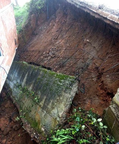 Trabzon'da şiddetli yağış heyelanlara neden oldu