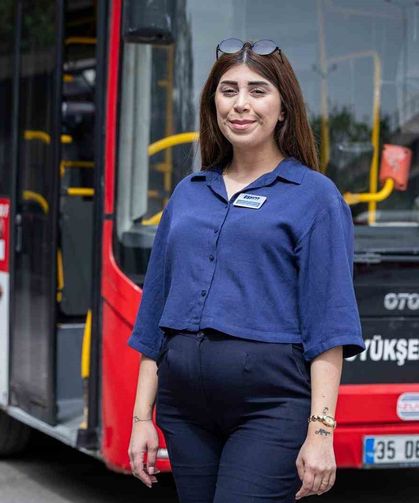 Anne adayı ESHOT şoförü, doğum sonrası direksiyona dönmek için gün sayıyor