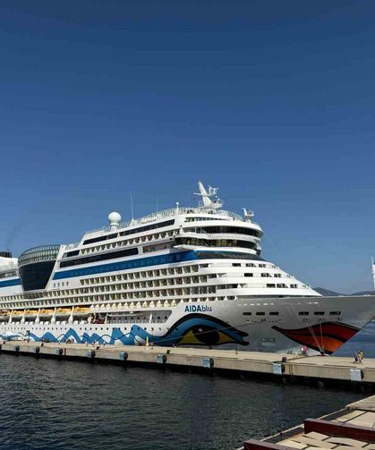 Bodrum'a kruvaziyer ile 2 bin 377 turist geldi