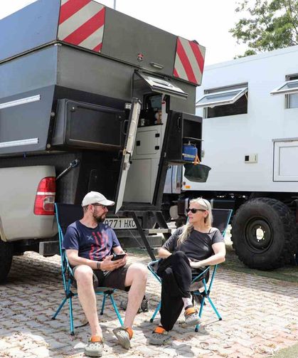Karavan tutkunlarının bayram rotası Antalya oldu