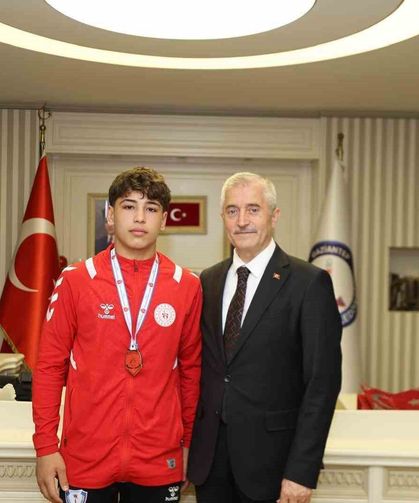 Şahinbeyli güreşçi Avrupa ikincisi