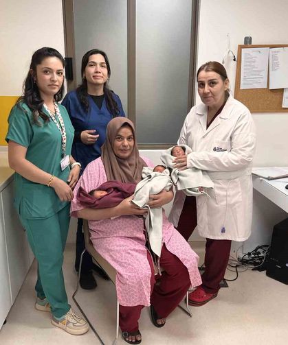 10 yıllık hasret üçüz bebek sevinciyle taçlandı