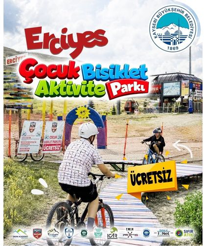 Erciyes'te doğa, spor, macera ve heyecan dolu bir yaz