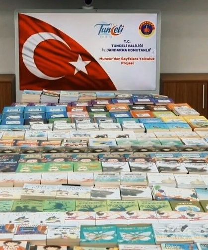 Jandarmadan köy okullarına 5 bin kitaplık destek