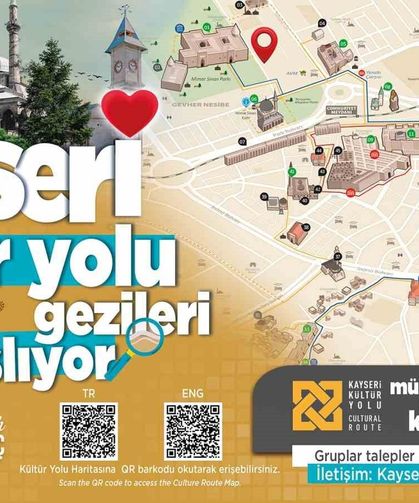 Kayseri kültür yolu gezileri başlıyor