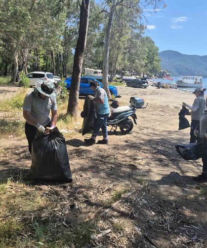 Marmaris'te 9 günde 3 bin 250 ton atık toplandı